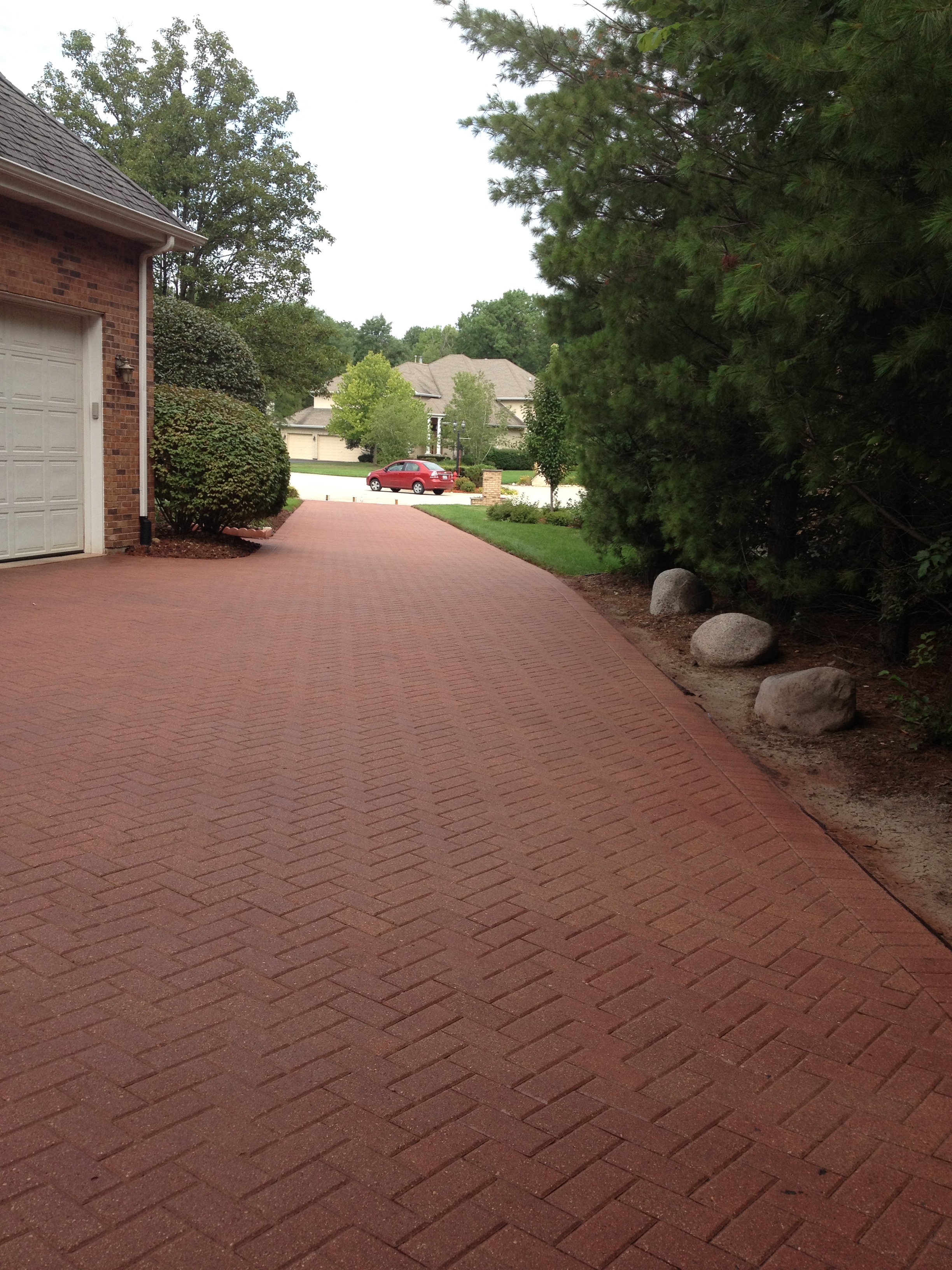 After Photo of Stone Driveway
