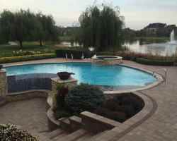 Stone Surround with Pool