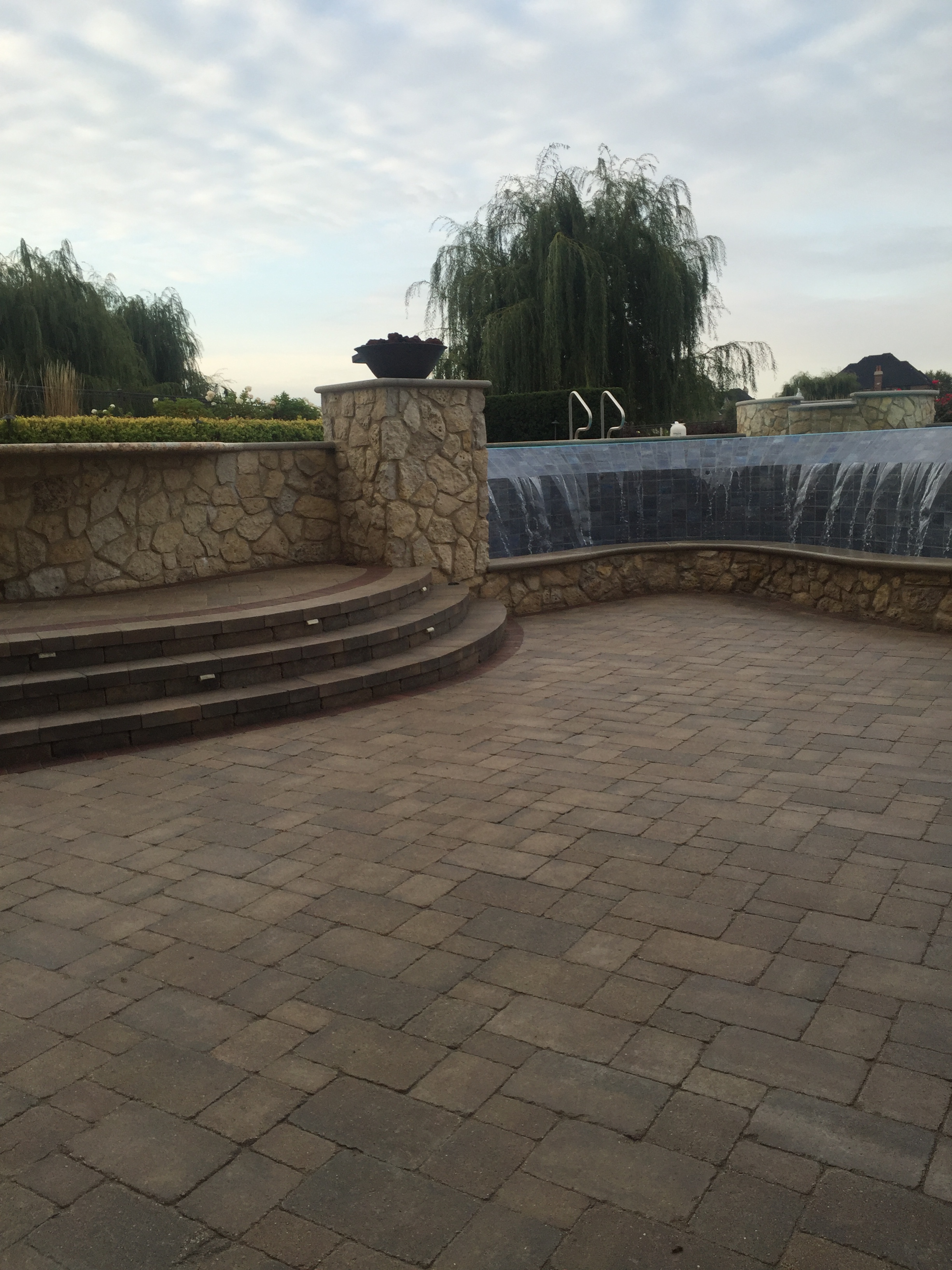 Stone Area with Water Feature